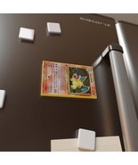 Charizard Pokémon Card Décor Custom Anime Premium Rectangle Button Magnet - $26.27 CAD+