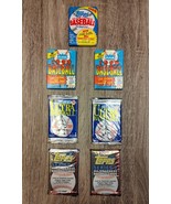 ⭐Lot of 7⭐️ sealed packs of Baseball Cards Topps &amp; Fleer 1989 1990 1991 ... - $24.60 CAD