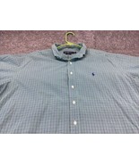 Ralph Lauren Dress Shirt Mens  X-LARGE Blake Check Plaid Pony Button Up - £10.17 GBP