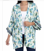 New! Women&#39;s 1X Plus RXB Open Front Kimono Lightweight Cover Up Wrap - $274.71 MXN