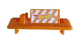 Hot Wheels T-Rex Rampage Garage Construction Barrier Sign Replacement Part - $7.87