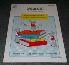 1987 Search! 124 Activity Cards Reference Skills Teacher Home School Res... - £3.19 GBP