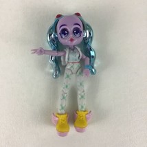 Capsule Chix 5&quot; Fashion Doll Figure Rainbow Backpack Metallic Blue Hair Toy - $11.93