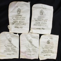 New Orleans Fontainebleau Motor Hotel 5 Shoe Cleaner Cloth Bag Mitt Vintage - $12.73