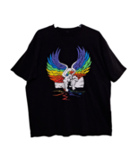 T-Shirt Men 2XL Unicorn Design Black Graphic - $10.60 CAD