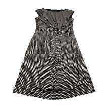 Black Label By Evan Picone Sheath Dress Girls 12 White Polka Dot Knotted... - £26.84 GBP