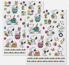 Peanuts Snoopy and Woodstock Easter Stickers 2 Pack - $14.84