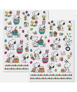 Peanuts Snoopy and Woodstock Easter Stickers 2 Pack - $14.84