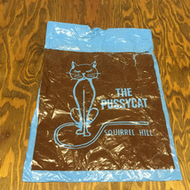 Defunct store plastic shopping bag The pussycat Squirrel Hill PA movie p... - £15.60 GBP