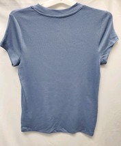 Women's  L  Short Seeve Ribbed T-Shirt - a New Day ,Blue image 3