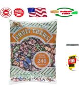 Assorted Fruit Chews Bag - 240 Pieces of Sweetness - Perfect for Parties - $332.57 MXN