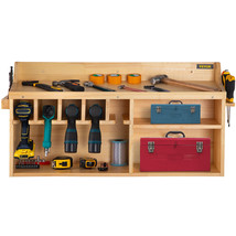 VEVOR Power Tool Organizer Drill Wall Tool Holder 5 Slots 4-shelf Wall M... - £88.06 GBP