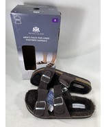 Royal Class Men&#39;s Footbed Leather sandals size 8 Brown NIB - $371.19 MXN