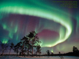 16x20&quot; CANVAS Decor.Room art print.Purkey poem.Northern Lights.6042 - $41.58