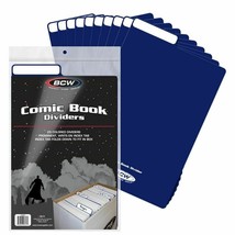 1x Comic Book Dividers - Pack of 25 Blue Dividers (1-CD-BLU) - £16.78 GBP