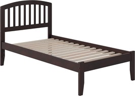 AFI Richmond Platform Bed with Open Footboard and Turbo Charger, Twin XL, - £258.16 GBP