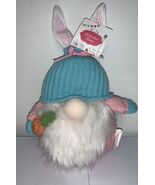 12” Cottontail Lane Bunny Gnome Carrot Rae Dun Displays NEW Easter Decor - $22.41
