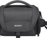 Black Sony Lcsu21 Soft Carrying Case For Alpha Nex And Cyber-Shot Cameras. - £28.13 GBP