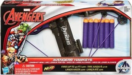 New Nerf Avengers Hawkeye Longshot Bow &amp; Arrows Marvel Universe Kids Ages 6+ Nib - £31.64 GBP