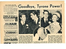 Don Ameche Tyrone Power 1 page original clipping magazine photo #X5666 - £4.68 GBP