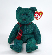 TY Beanie Baby Bear Wallace 1999 (8.5 inch) in Plastic Display Case Tags - £19.76 GBP