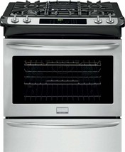 Frigidaire FGGS3065PF 30&quot; Black Slide-In Gas Range Stainless Steel Local Pick Up - £703.25 GBP
