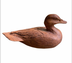 Vintage Miniature Wooden Duck Decoy Carved Figurine Decoration - £13.91 GBP