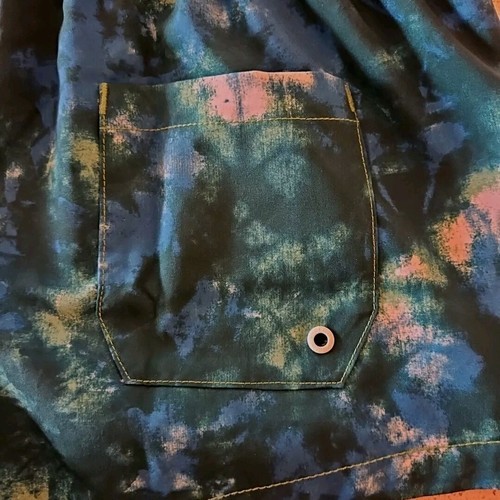 Speedo Swim Shorts Womens M Blue Tie Dye UPF 50+ Surf Beach Volleyball Bottoms Item image 6