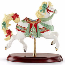 Lenox 2015 Christmas Carousel Horse Figurine 8.5&quot; Limited Edt. 853124 New In Box - £177.94 GBP