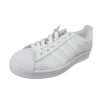 Adidas Superstar Shoes White Originals Sneakers Leather FV2829 SZ 6 Boy 7.5 Wmn - £27.97 GBP