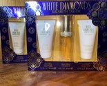 Elizabeth Taylor WHITE DIAMONDS  3PC Toilette  Body Lotion Body Wash Gif... - $30.24