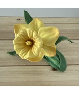 Vintage 1989 Lenox Fine Porcelain Yellow Daffodil Flower Figurine Sculpt... - €38,98 EUR