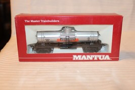 HO Scale Mantua, Single Dome Tank Car, Johnson Refining, Silver #8053 - 732-166 - £19.81 GBP
