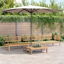  Pallet Sofa Set Natural Wood Solid Acacia wood Large Modular - €516,02 EUR