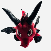 Teddy Mountain Fierce Baby Dragon Red Animals Plush Stuffed Toy Huggable - £11.97 GBP