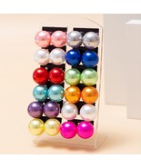 Earrings Multicolor Simple Jewelry Iron Pin Stud 12 Pairs Shine Imitatio... - €10,62 EUR