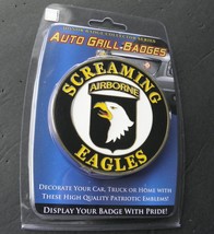 101ST Airborne Screaming Eagles Enamel Medallion Car Grill Emblem 3 Inches - £12.74 GBP