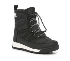 SOREL Whitney II Short Waterproof Insulated Boot, Toddler Size 10, Black, NWT - £43.23 GBP