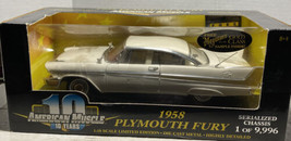 Plymouth Fury 1:18 Diecast  Car American Muscle 1958 ERTL #32612 Numbered - £63.23 GBP