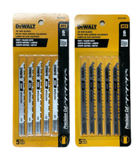 DEWALT DW3703H 4" 6 TPI Fast Clean HCS U-Shank Wood Jigsaw Blades 5 pc Pack of 2 - $15.84