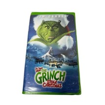 Dr. Seuss How Grinch Stole Christmas VHS Video Tape Jim Carrey Clamshell... - £10.35 GBP