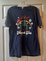 Disneyland Christmas It&#39;s The Most Magical Time Of The Year Ladies T Shi... - $12.99