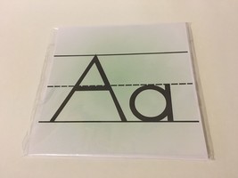 26 Classroom Alphabet  Cards  - ABC Handwriting - Green - Class Decor   8.5X8.5 - £21.12 GBP