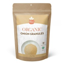 Organic Onion Granules (4 OZ) - Culinary Granulated Onion With Strong Fl... - $5.92