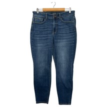 Judy Blue Jeans Womens 14W Blue Relaxed Fit Stretch Mid Rise Denim Classic - $23.75