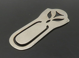 JAMES AVERY 925 Sterling Silver - Vintage Shiny Cutout Detail Book Mark - TR2147 - £77.32 GBP