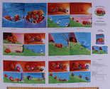 36&quot; X 44&quot; Panel Ten in the Den Kids Soft Book Cotton Fabric Panel D578.38 - £9.39 GBP