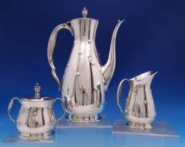 Far East by Reed and Barton Sterling Silver Tea Set 3pc (#8557) Gorgeous! - $3,613.50 Far East by Reed and Barton Sterling Silver Tea Set 3pc (#8557) Gorgeous! - $3,613.50