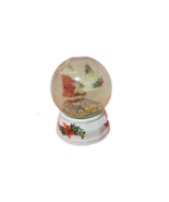  Pfaltzgraff Christmas Musical Snowglobe Santa Inside Globe Holding Glob... - $59.35