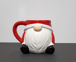 NEW Winter Wonder Lane Santa Figural Gnome Mug 16 OZ Ceramic - £11.98 GBP